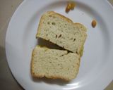 A picture of step 5 of Sandwich with beans.