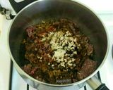 A picture of step 1 of Minced beef stew.