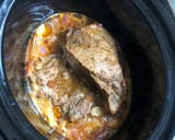 A picture of step 4 of Slow cooked pulled pork with sweet potato mash and healthy slaw.