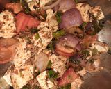 A picture of step 4 of Paneer tikka masala.