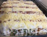 Foto del paso 6 de la receta: Lasagna de espinaca y pollo con Salsa bechamel y filetto 🥳