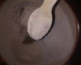 A picture of step 1 of Meethi bakhrkhani.