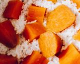 Hình bước làm 2 của món Cơm Trộn Khoai Lang