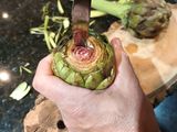 Alcauciles a la Romana (Carciofi a la Romana)