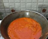 A picture of step 5 of Tomato dry curry.