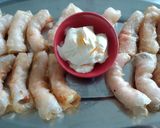 Foto del paso 7 de la receta Langostinos crujientes con mayonesa de naranja