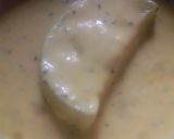 A picture of step 3 of Shorsher puure Chalkumro (Fried ash gourd stuffed with mustard).