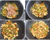 Foto del paso 4 de la receta Noodles con gambas y pollo