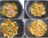 Foto del paso 4 de la receta: Noodles con gambas y pollo