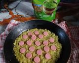 Foto langkah ke 4 dari resep Pizza Roti Tawar Matcha.