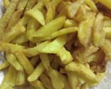 A picture of step 3 of Fries pakory.