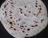 A picture of step 3 of Lachha Paratha.