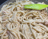 Foto del paso 5 de la receta: Pasta fresca con salsa cremosa y bacon
