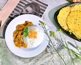 Hình bước làm 1 của món Bánh kẹp xoài