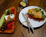 عکس مرحله 7 از دستور لقمه رژیمی تخم مرغ و جو دوسر پرک