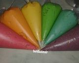 Foto langkah ke 3 dari resep Lidah Kucing Rainbow rasa Keju.