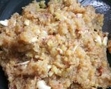 A picture of step 8 of Mung Dal Halwa.