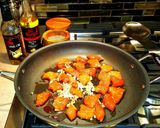 A picture of step 4 of Mike's Pan Fried Pork Yakisoba .