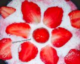 A picture of step 2 of Strawberry Gulkand Smoothie.