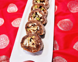 A picture of step 9 of Dates and Dry Fruits Roll.