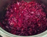 BBQ szószba pácolt csont nélküli oldalas grillezve, párolt káposztával.#gluténmentes recept fázis 4 fotója