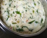A picture of step 3 of Spinach omelette.