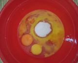 Foto langkah ke 2 dari resep Bolu kukus ketan hitam.