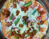 சிக்கன் பீட்ஸா(chicken pizza recipe in tamil) ரெசிபி ஸ்டேப் 4 புகைப்படம்
