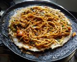 A picture of step 2 of Street Style Chinese noodles dosa.