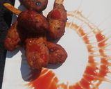 A picture of step 5 of Veg mumbai lollipops.
