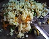 A picture of step 2 of Butter garlic vegetable fried rice.