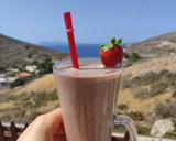 Φωτογραφία βήματος 3 της συνταγής 🍓Πρωτεϊνικό "milkshake" με γεύση σοκολάτα - φράουλα 🍓