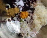 A picture of step 2 of Beetroot Potato Kabab dahi ki chutney.