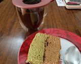Foto langkah ke 9 dari resep Lapis Putih Telur Greentea Coklat.