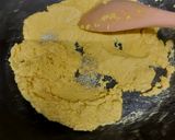 A picture of step 3 of Besan Barfi.