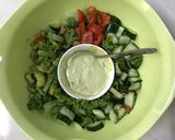 Hình bước làm 4 của món Salad bơ tôm