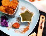 A picture of step 7 of Tomato chutney pakora😍.