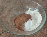 Foto del paso 1 de la receta: Bizcocho vegano de chocolate en microondas