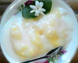 Foto langkah ke 6 dari resep Singkong Thailand a.k.a Singkong Vla Santan a.k.a Kluwo (Bahasa Jawa).