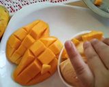 A picture of step 6 of Mango Ice cream.