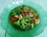 Foto langkah ke 6 dari resep Tumis Brokoli udang.