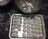 A picture of step 3 of Japanese Mitarashi-Dumpling.