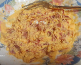 Foto del paso 4 de la receta: Huevos rellenos de jamón cocidos en airfryer