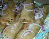 A picture of step 20 of Dynamite Chicken roll.
