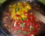 A picture of step 7 of Fried Gizzard.