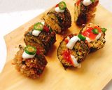Foto langkah ke 5 dari resep Indomie goreng Sushi.