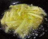 A picture of step 1 of Pizza fries 🍟 😋.
