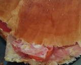 Foto del paso 3 de la receta: Croissant 🥐 o cuernito tipo sándwich de jamón