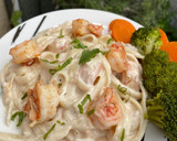 Foto del paso 8 de la receta: Fetuccini alfredo con camarones🍝🍤