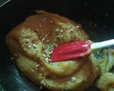 A picture of step 6 of Besan Halwa.